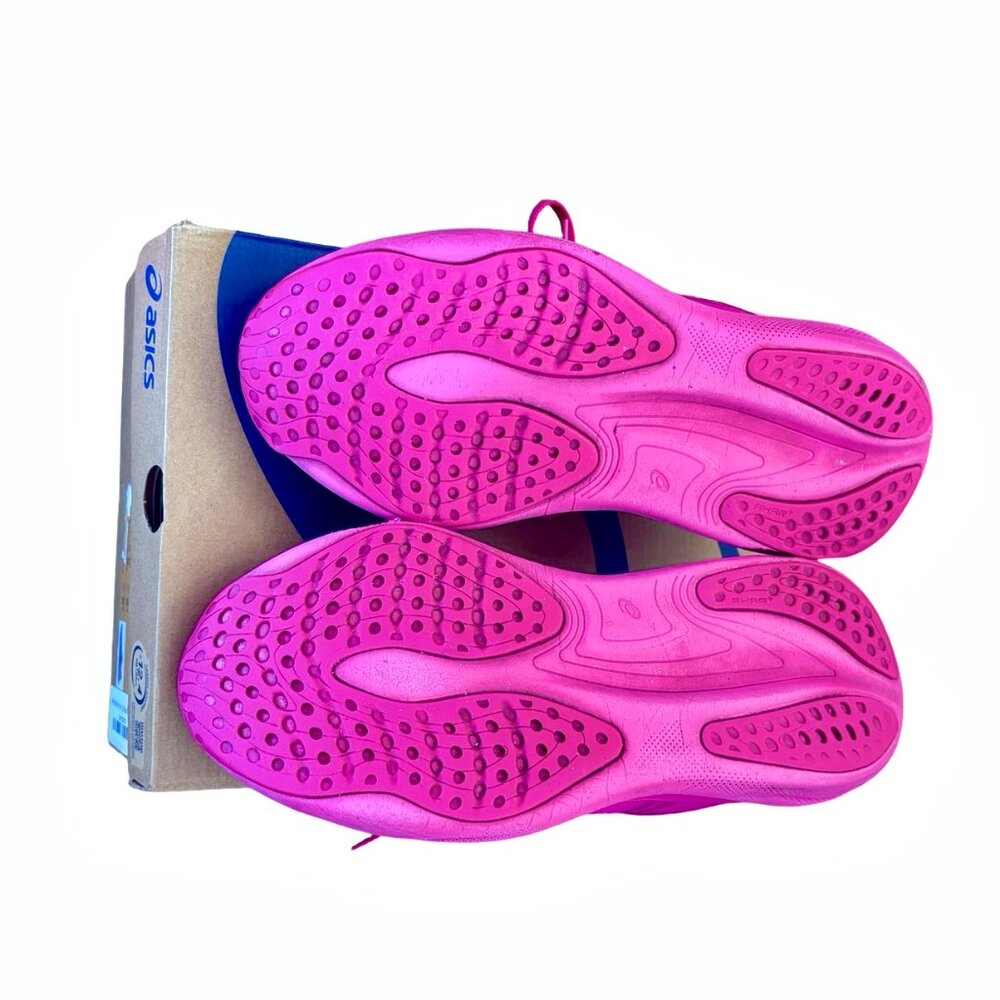 Asics Gel Nimbus 25 in Pink Rave/Pure Silver, Size 8.5 - Picture 9 of 11
